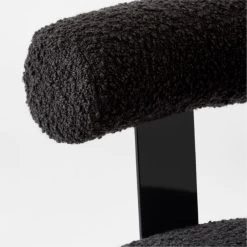 Mezza Charcoal Grey Boucle Office Chair -Chic Living Shop MezzaCharcBclChairAVSSS23