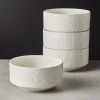 Millye White Soup Bowl Set Of 4 -Chic Living Shop MillyeIvryIndividualBowlS4SHF20