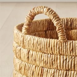 Milos Handwoven Storage Basket Medium -Chic Living Shop MilosBasketMediumAVSHS21