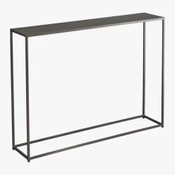 Mill Black Metal Console Table 38'' -Chic Living Shop MiniConsoleTableMillAVF15