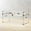 Mod Large Clear Acrylic Locker Trunk 1 Mod Large Clear Acrylic Locker Trunk -Chic Living Shop ModLockerLgSHF17