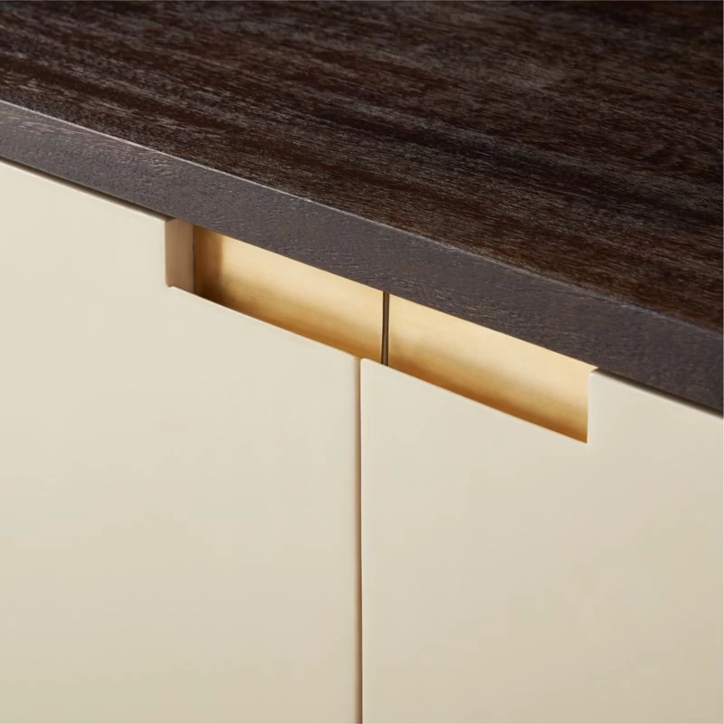 Moti Brown And White Mango Wood Media Console 10 Moti Brown And White Mango Wood Media Console - Image 8