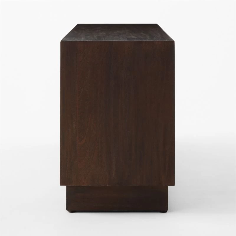 Moti Brown And White Mango Wood Media Console 8 Moti Brown And White Mango Wood Media Console - Image 6