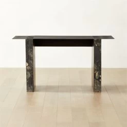 Moyra Black Marble Desk