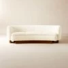 Muir Curved White Boucle Sofa -Chic Living Shop MuirWhtBclCurverSofaSHF23