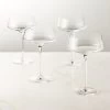 Muse Coupe Cocktail Glass Set Of 4 -Chic Living Shop MuseCpCocktailGlsssS4SHF22