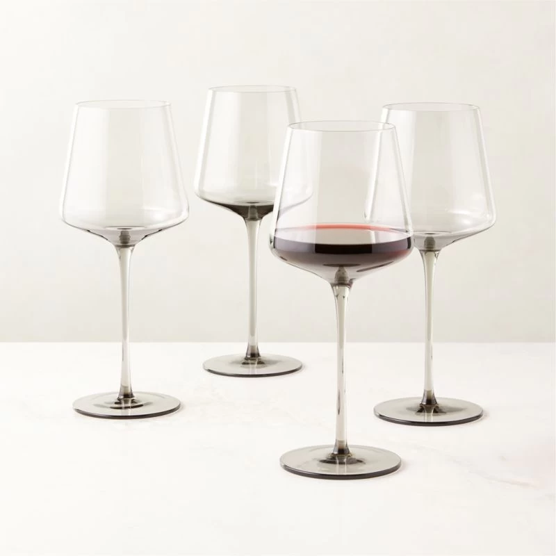 Muse Smoked Red Wine Glass Set Of 4 4 Muse Smoked Red Wine Glass Set Of 4 - Image 2