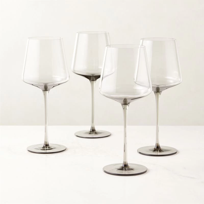 Muse Smoked Red Wine Glass Set Of 4 3 Muse Smoked Red Wine Glass Set Of 4