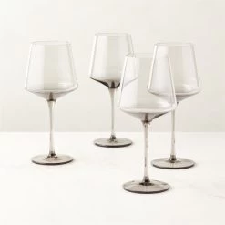 Muse Smoked White Wine Glass Set Of 4