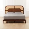 Nadi Wood And Cane Queen Bed -Chic Living Shop NadiCaneQueenBedSHF20 1x1