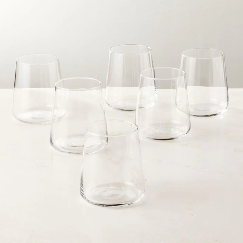 Neat Double Old-Fashioned Glass Set Of 6 3 Neat Double Old-Fashioned Glass Set Of 6