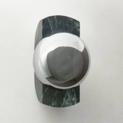 Neptune Green Marble Wall Sconce Light