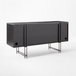 Nero Black Marble Credenza 20 Nero Black Marble Credenza -Chic Living Shop NeroHiGlossMdCredenz3QBSSF22