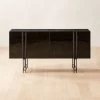 Nero Black Marble Credenza -Chic Living Shop NeroHiGlossMdCredenzaSHF22