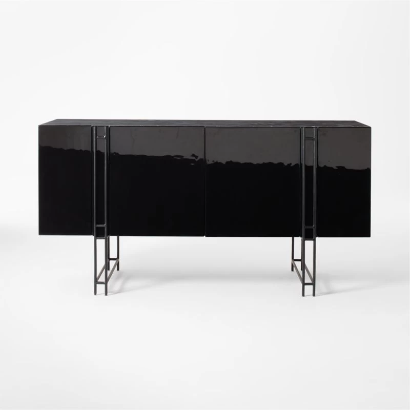 Nero Black Marble Credenza 8 Nero Black Marble Credenza - Image 6