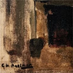 'Neighborhood Street In Rijswijk' Framed Reproduction By George Hendrik Breitner 25''x37'' -Chic Living Shop NgbrhdSttRijswijk25x37inAV3SHF22