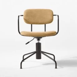 Nyle Suede Office Chair -Chic Living Shop NyleOfficeChairSOSSS22