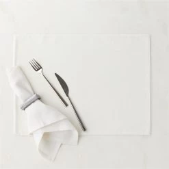 Off White Velvet Placemat -Chic Living Shop OffWhiteVelvetPlacematAVSHF23