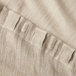 Flax Linen Openweave Window Curtain Panel 48''x84'' 11 Flax Linen Openweave Window Curtain Panel 48''x84'' -Chic Living Shop OpnwvFlaxLn96CurtainPnlAV3SHS23