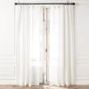 White Linen Openweave Window Curtain Panel 48''x84'' 1 White Linen Openweave Window Curtain Panel 48''x84'' -Chic Living Shop OpnwvWhtLn96CurtainPnlSHS23
