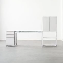 Oracle Modular White Wood Bookcase -Chic Living Shop OracleBleachedAshModGroup2FHF21