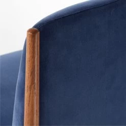 Paglia Blue Velvet Dining Chair -Chic Living Shop PagliaBlueVlvtDiningChrAVSSS23