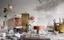 Daphne Glass Serving Bowl Set Of 8 -Chic Living Shop PalazzoMarbelizedTeaLightJL18