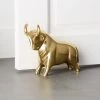 Pascal The Bull Gold Doorstop-Bookend -Chic Living Shop PascalGoldBullDoorstopSHF18