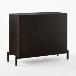 Perch Lacquered Linen File Cabinet -Chic Living Shop PerchFileCredenza3QBSSS23