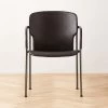 Pesaro Black Leather Dining Armchair 1 Pesaro Black Leather Dining Armchair -Chic Living Shop PesaroBlkLthrDiningChairSHF22