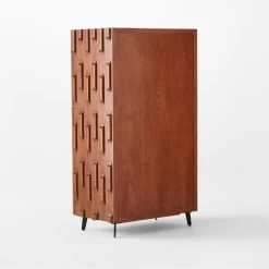Piera Mahogany Wood Bar Cabinet -Chic Living Shop PieraWoodBarCabinet3QBSSS22