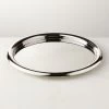 Piero Round Polished Stainless Steel Serving Tray -Chic Living Shop PieroRoundSSServerSHF22