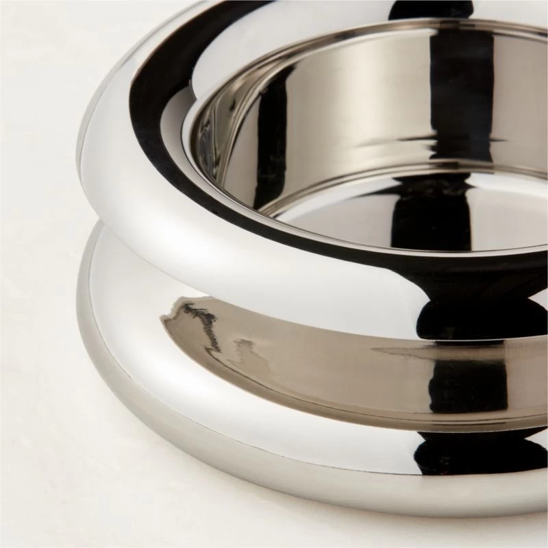 Piero Polished Stainless Steel Serving Bowl Small 7 Piero Polished Stainless Steel Serving Bowl Small - Image 5