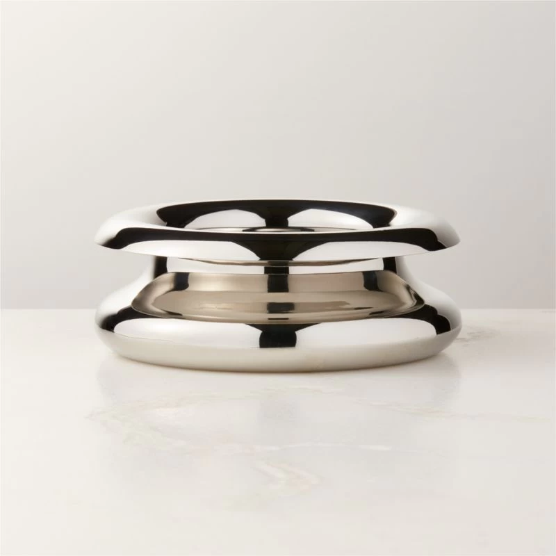 Piero Polished Stainless Steel Serving Bowl Small 3 Piero Polished Stainless Steel Serving Bowl Small