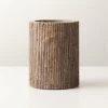 Pietra Grey Travertine Pillar Candle Holder Small -Chic Living Shop PietraTrvrtnPllrHolderSmSHF22