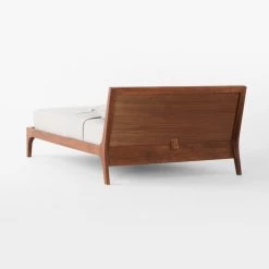 Pietro Woven Ivory Leather Queen Bed -Chic Living Shop PietroWovenIvryLthrQBed3QBSSF22