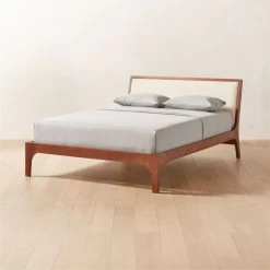 Pietro Woven Ivory Leather Queen Bed -Chic Living Shop PietroWovenIvryLthrQBedAVSHF22