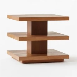Pila Wood Tiered Side Table -Chic Living Shop PilaSideTable3QSSF21