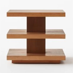Pila Wood Tiered Side Table -Chic Living Shop PilaSideTableSOSSF21