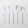 20-Piece Pin Brushed Silver Flatware