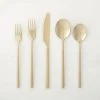 20-Piece Pin Shiny Gold Flatware Set -Chic Living Shop PinShinyGoldFltwr20PcSSHS22