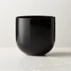 Pina Black Old-Fashioned Glass -Chic Living Shop PinaBlackSingleSHF22
