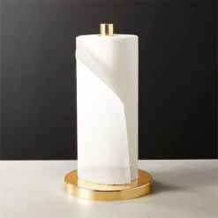 Polished Brass Paper Towel Holder -Chic Living Shop PolishedBrsPaperTowelHldrROF21