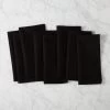 Poplin Black Cloth Napkins Set Of 8 2 Poplin Black Cloth Napkins Set Of 8 -Chic Living Shop PoplinNapkinBlkS8SHS17