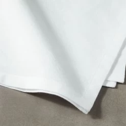 Poplin White Cloth Napkins Set Of 8 -Chic Living Shop PoplinWhiteNapkinRO2F18
