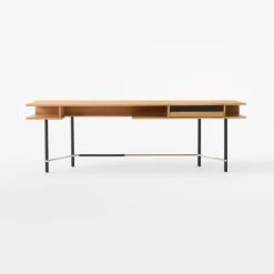 Portofino Cerused White Oak Wood Desk 15 Portofino Cerused White Oak Wood Desk -Chic Living Shop PortofinoCerusedOakDeskSOSSF22