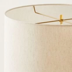 Prix Leather And Polished Brass Floor Lamp -Chic Living Shop PrixBrnLthrFloorLampAV2SHS23