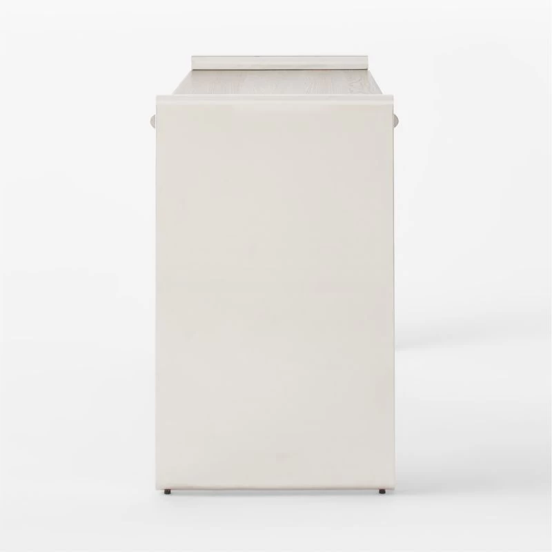 Raggio Stainless Steel Desk With White Wood Top 7 Raggio Stainless Steel Desk With White Wood Top - Image 5