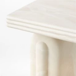 Remoli Swirled Cream Resin Desk -Chic Living Shop RemoliResinDeskAVSSS23