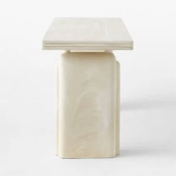 Remoli Swirled Cream Resin Desk -Chic Living Shop RemoliResinDeskSDSSS23
